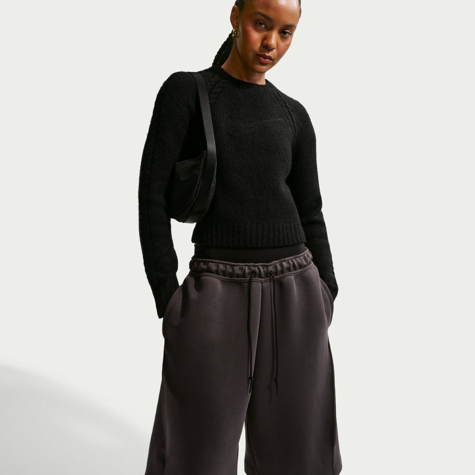 Chll Knit Ls Sweater Top Kadın Siyah Sweatshirt