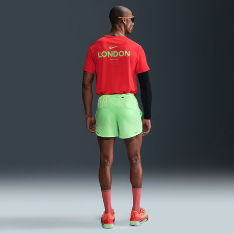 NIKE - City Miler Running Tee Erkek Kırmızı Tişört (1)