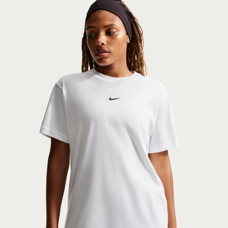 NIKE - Classic Ss Tee Kadın Beyaz Tişört