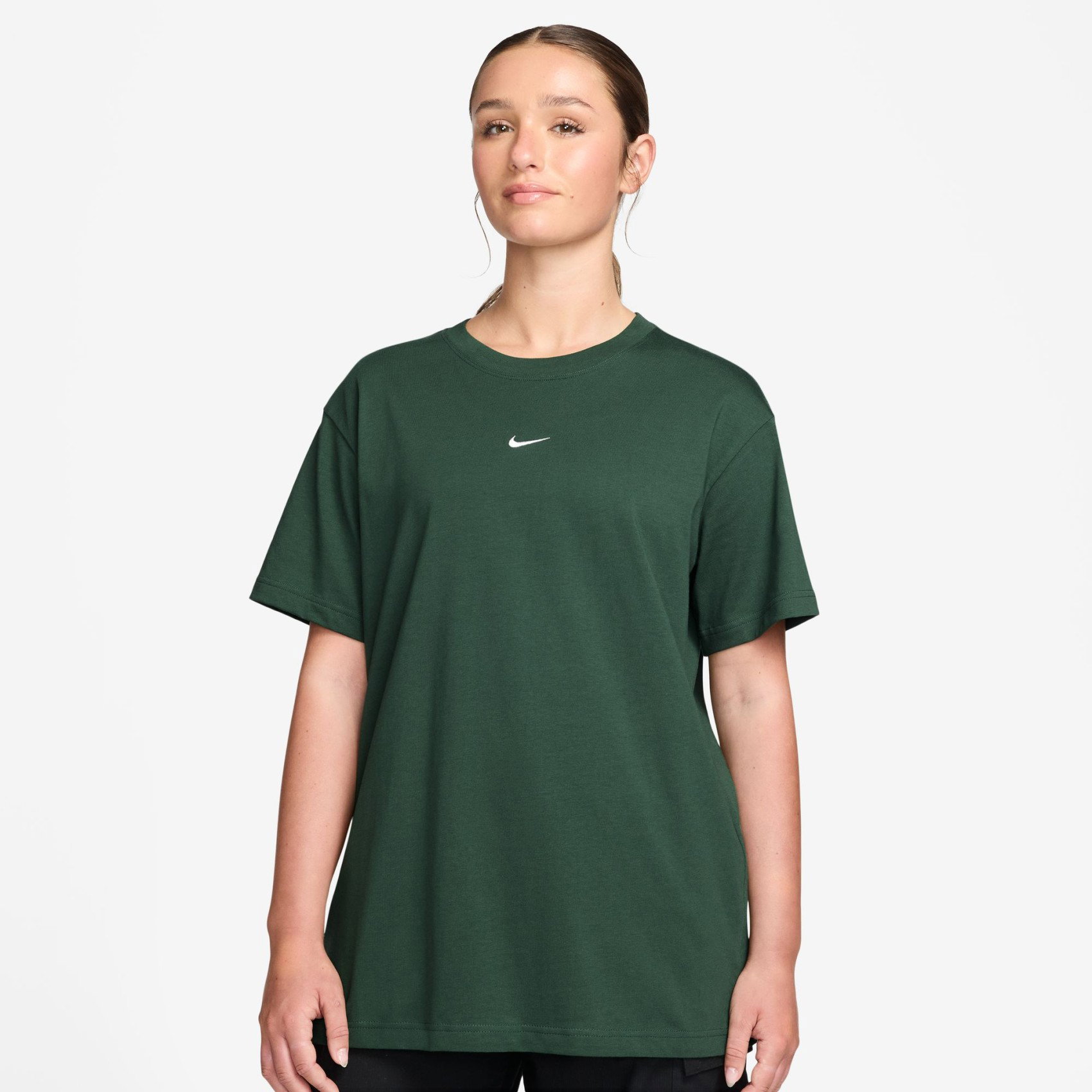 NIKE - Classic Ss Tee Kadın Yeşil Tişört
