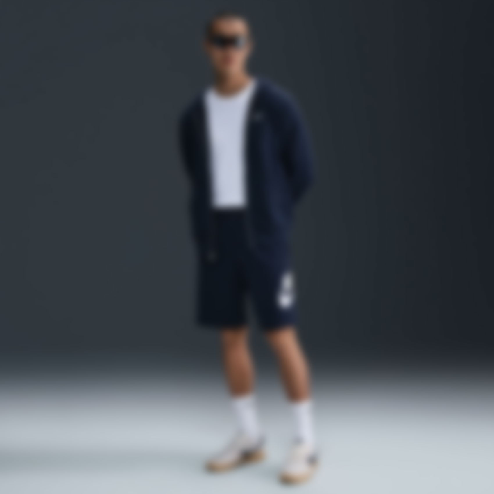 NIKE - Club Alumni FT Short Erkek Lacivert Şort