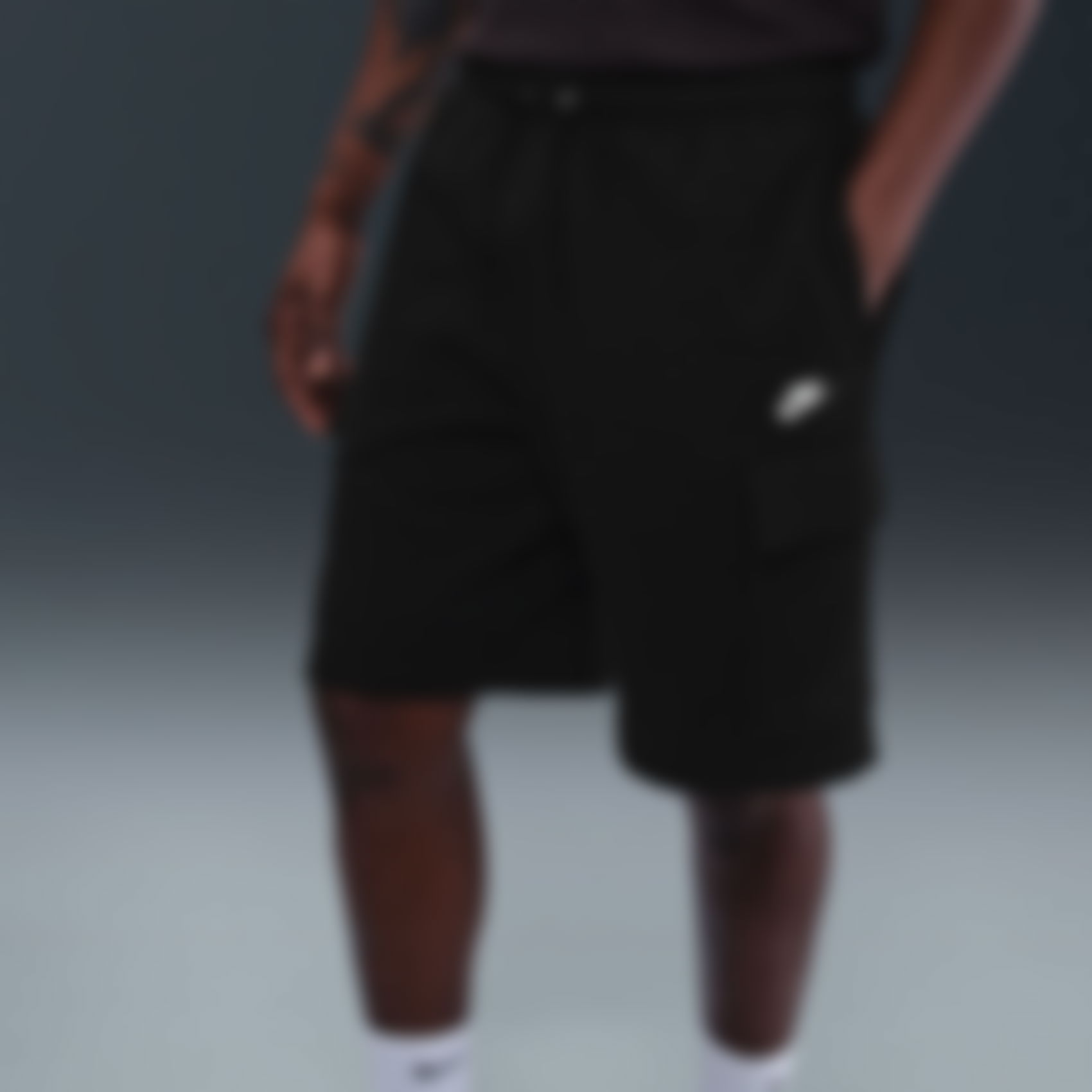 NIKE - Club BB Cargo Short Erkek Siyah Şort