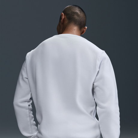 NIKE - Club BB Crew Erkek Beyaz Sweatshirt (1)