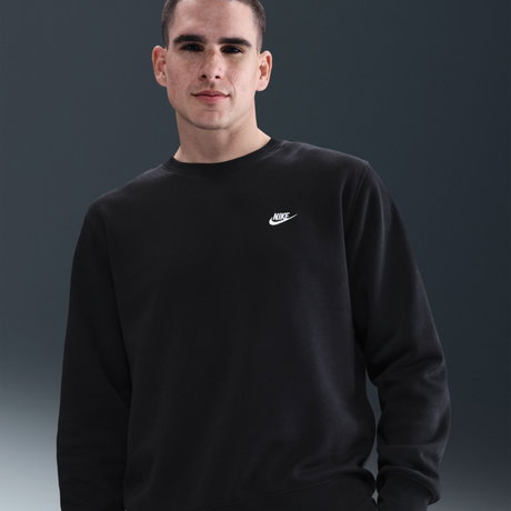 NIKE - Club BB Crew Erkek Siyah Sweatshirt