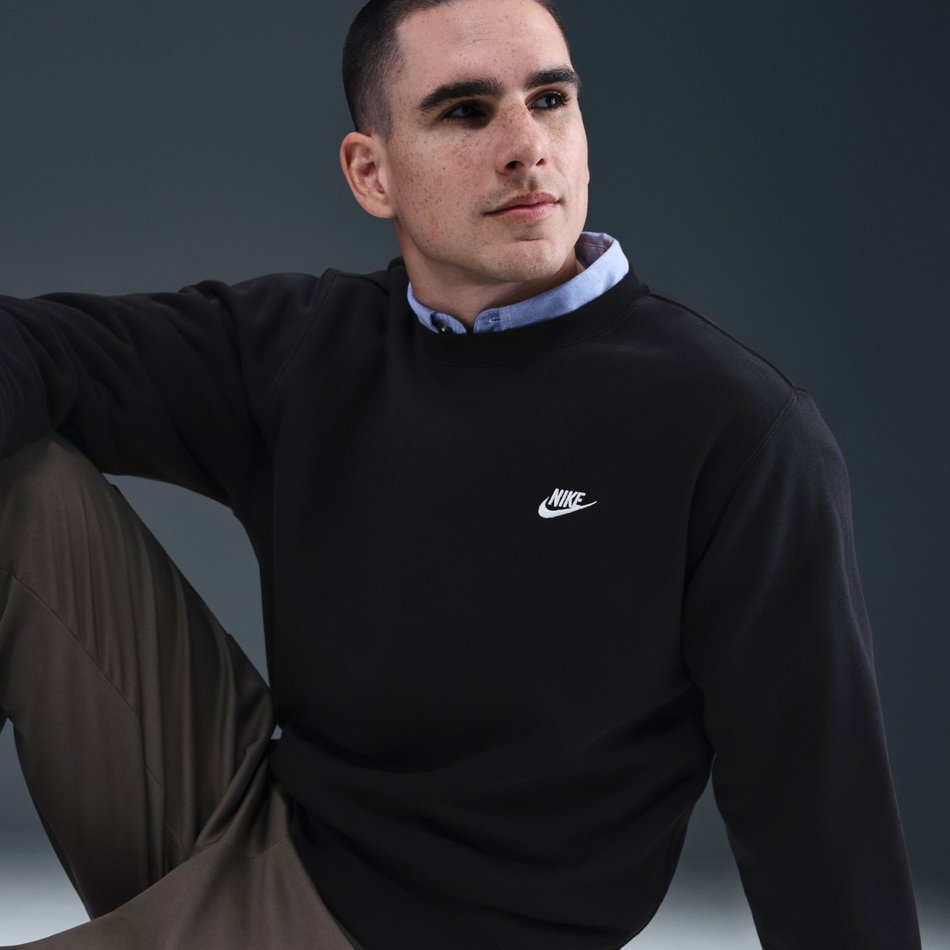 Club BB Crew Erkek Siyah Sweatshirt