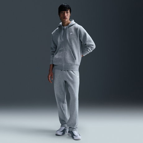 NIKE - Club BB FZ Hoodie Erkek Gri Sweatshirt