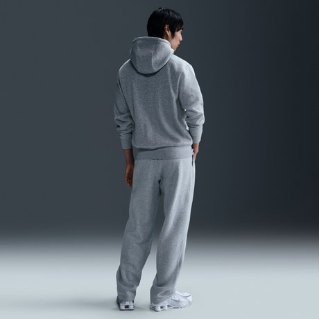 NIKE - Club BB FZ Hoodie Erkek Gri Sweatshirt (1)