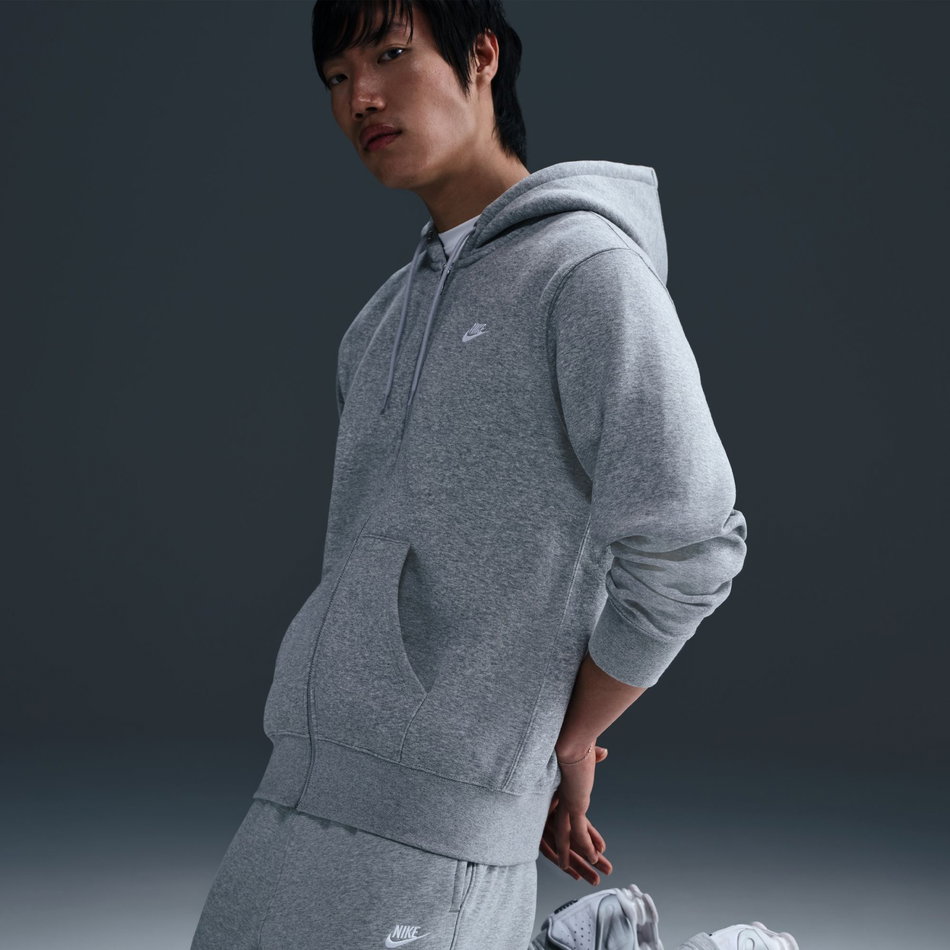 Club BB FZ Hoodie Erkek Gri Sweatshirt