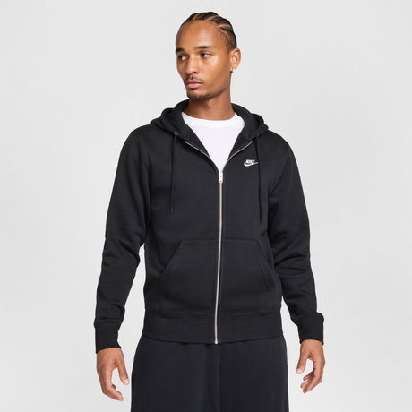 NIKE - Club BB FZ Hoodie Erkek Siyah Sweatshirt