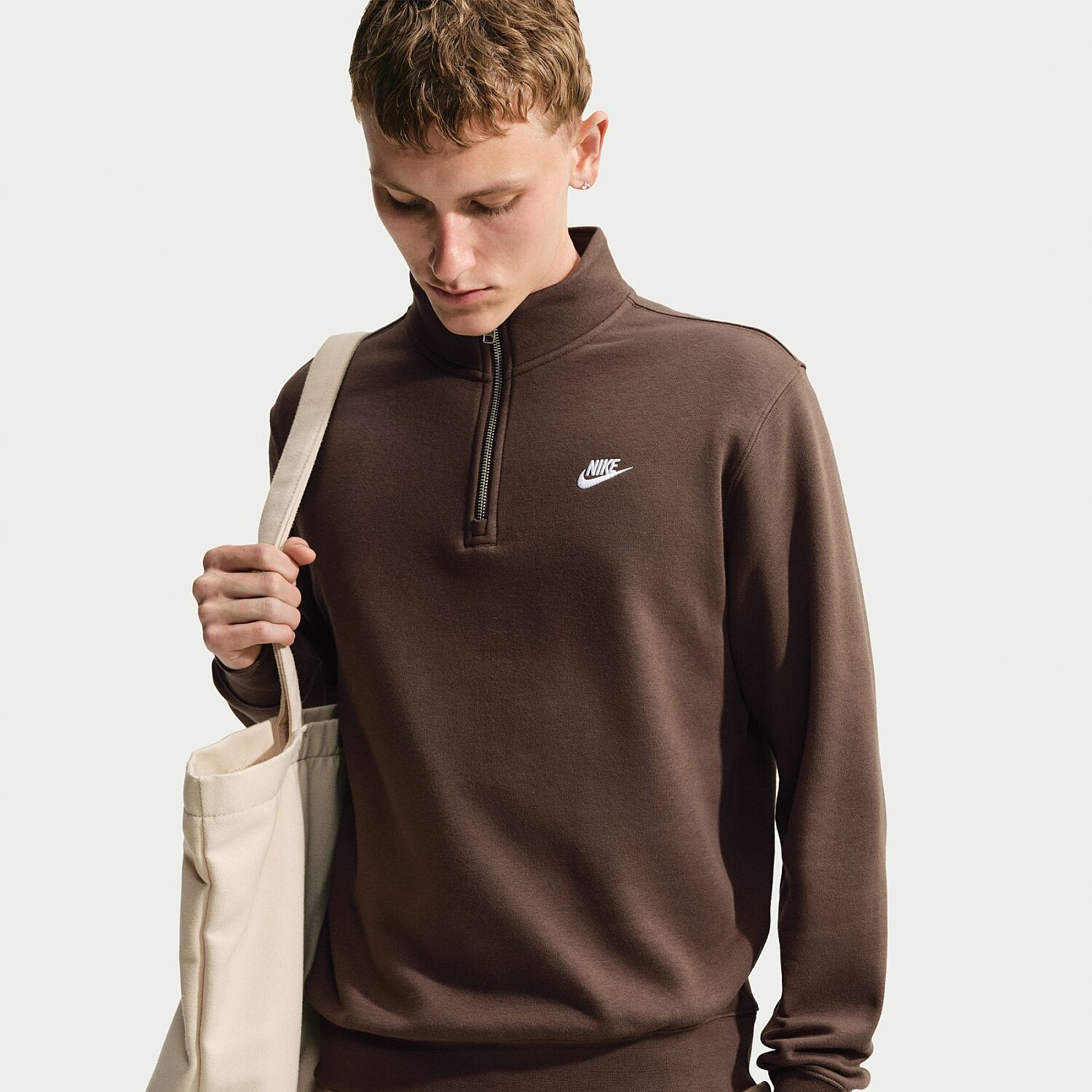 Мужской свитшот Nike Club Bb Hz Top Kahverengi