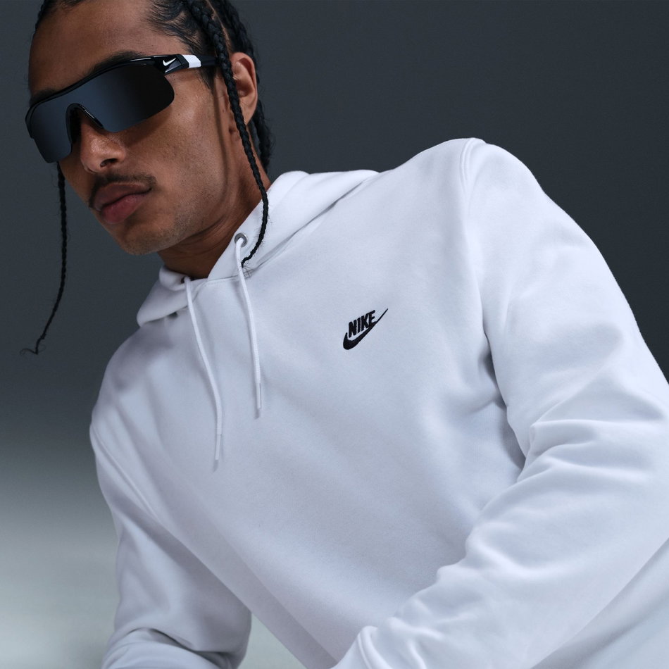 Club BB Po Hoodie Erkek Beyaz Sweatshirt