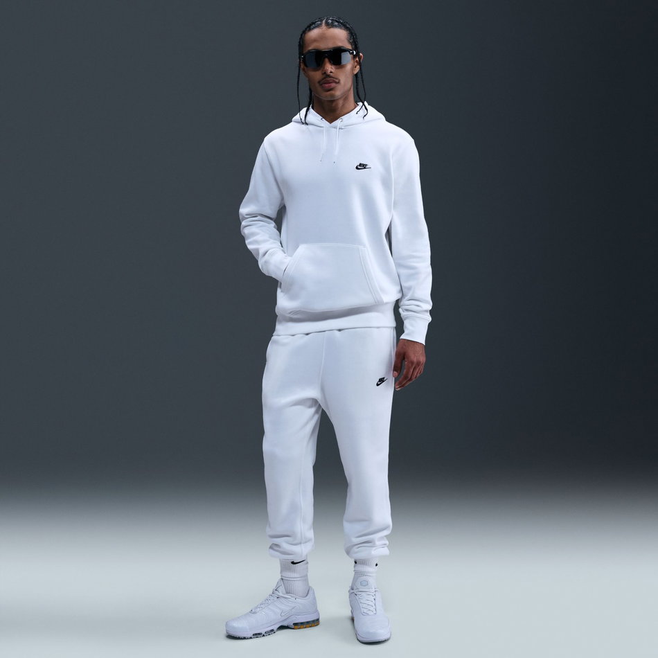 Club BB Po Hoodie Erkek Beyaz Sweatshirt