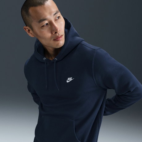 NIKE - Club BB Po Hoodie Erkek Lacivert Sweatshirt