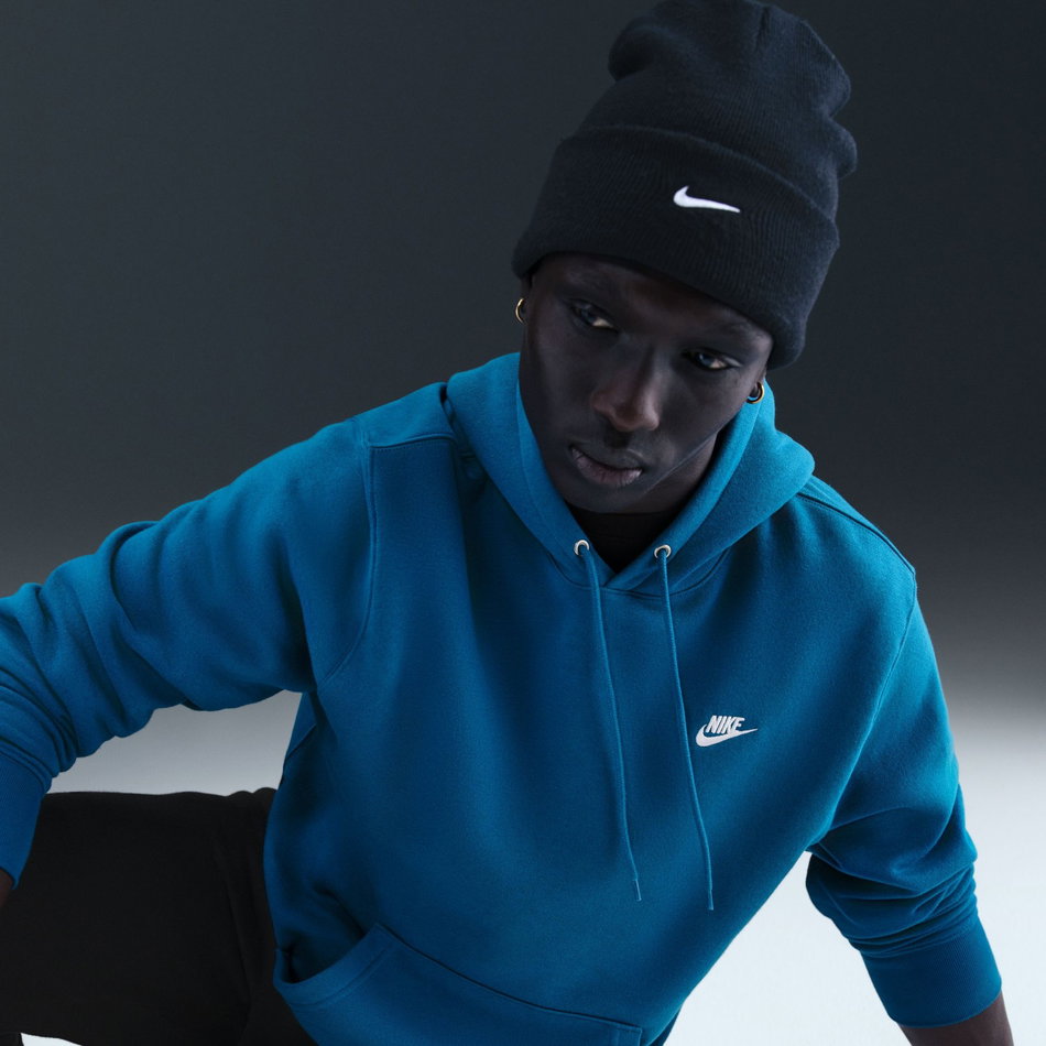 Club BB PO Hoodie Erkek Mavi Sweatshirt
