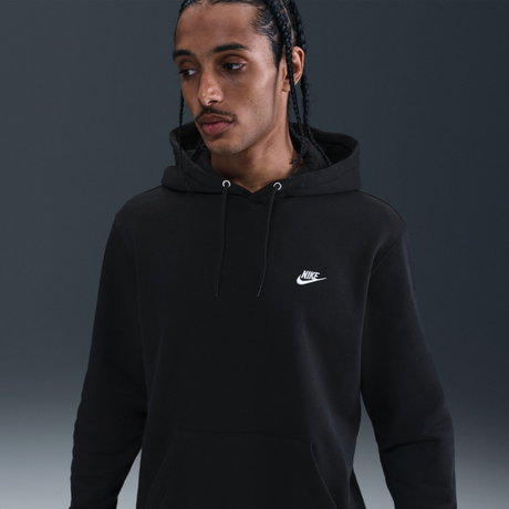 NIKE - Club BB PO Hoodie Erkek Siyah Sweatshirt