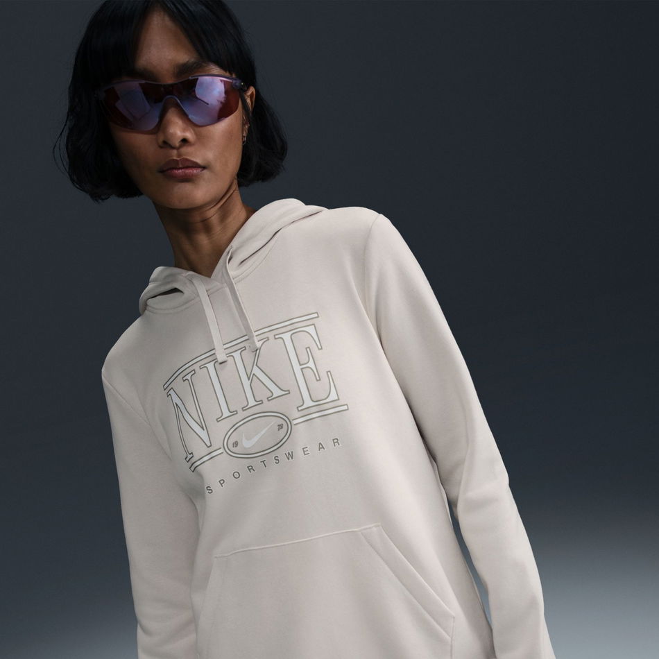 Club Fleece Gx Hoodie Kadın Krem Sweatshirt