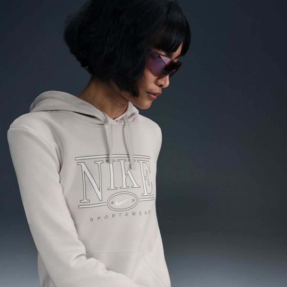 Club Fleece Gx Hoodie Kadın Krem Sweatshirt