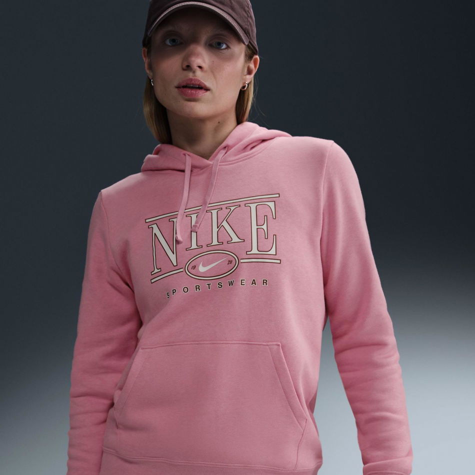 Club Fleece GX Hoodie Kadın Pembe Sweatshirt