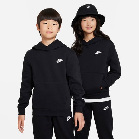 NIKE - Club Fleece Hoodie Çocuk Siyah Sweatshirt