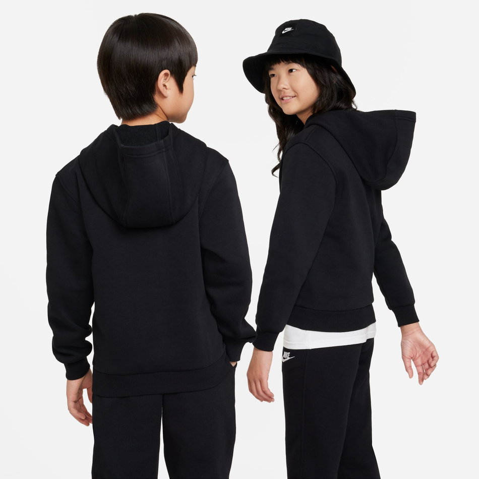 Club Fleece Hoodie Çocuk Siyah Sweatshirt