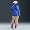 NIKE - Club Fleece LS FZ Hoodie Çocuk Mavi Sweatshirt (1)