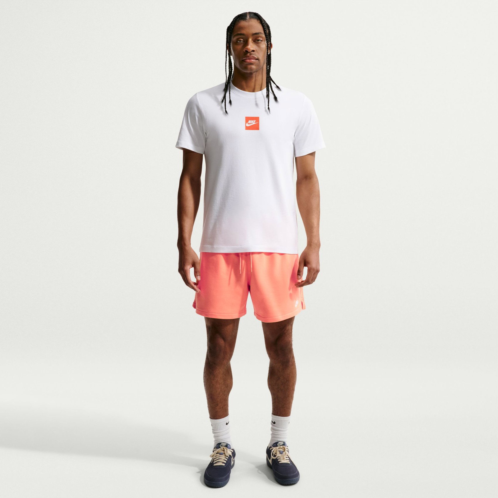NIKE - Club Flow Ft Short Erkek Turuncu Şort