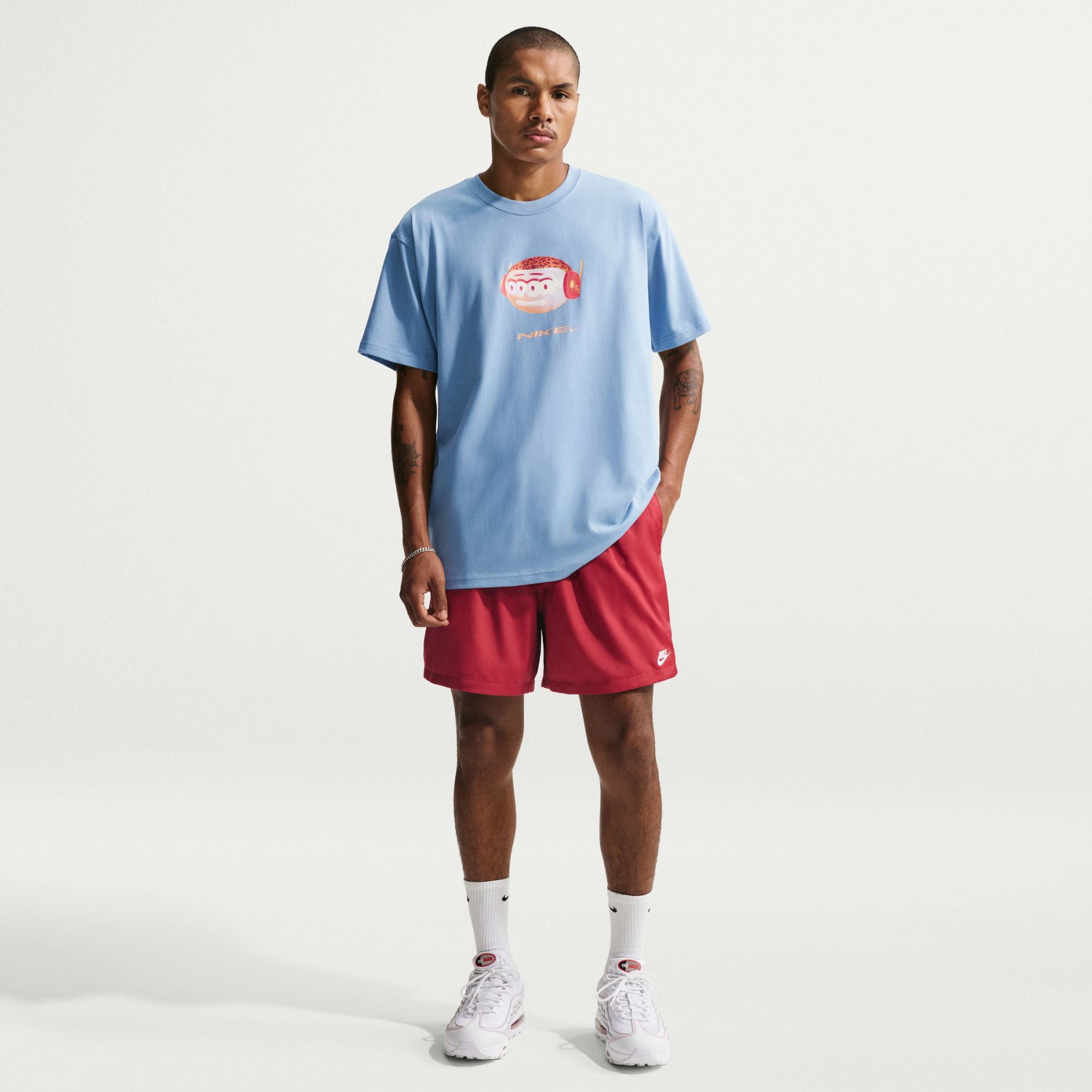 NIKE - Club Flow Short Erkek Kırmızı Şort