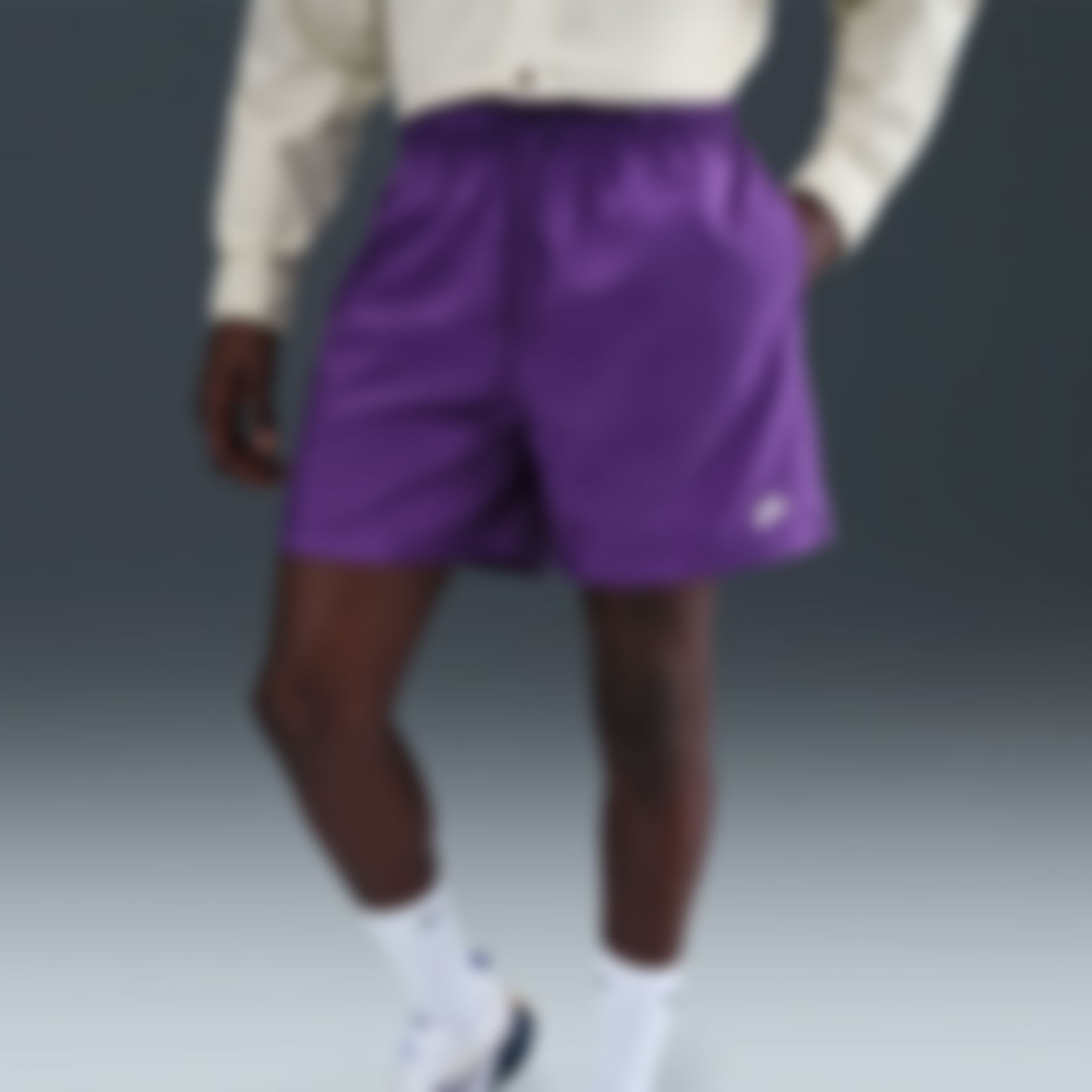 NIKE - Club Flow Short Erkek Mor Şort