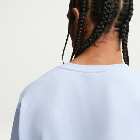 NIKE - Club Ft Crew Erkek Mavi Sweatshirt (1)