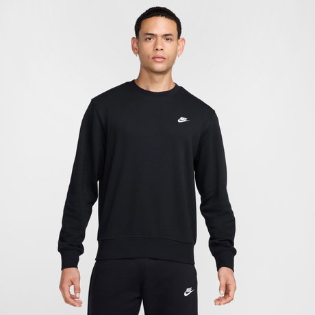 NIKE - Club Ft Crew Erkek Siyah Sweatshirt