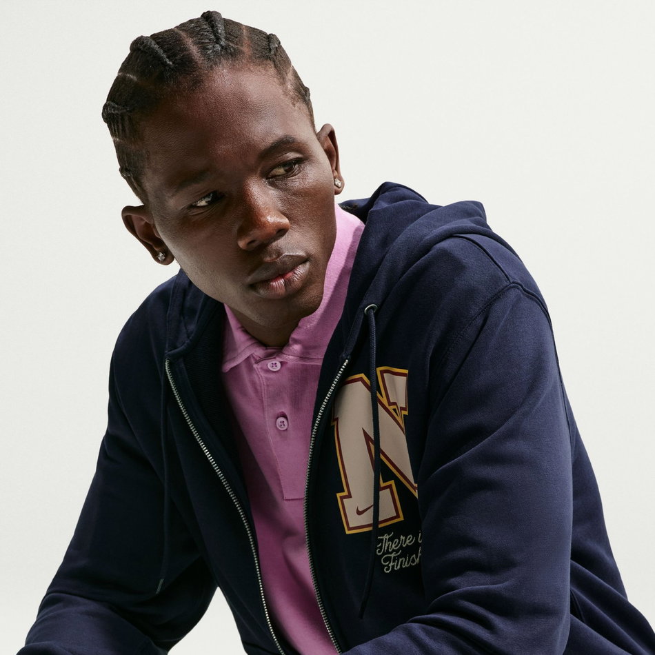 Club Ft Fz Hoodie Reissue Erkek Mavi Sweatshirt