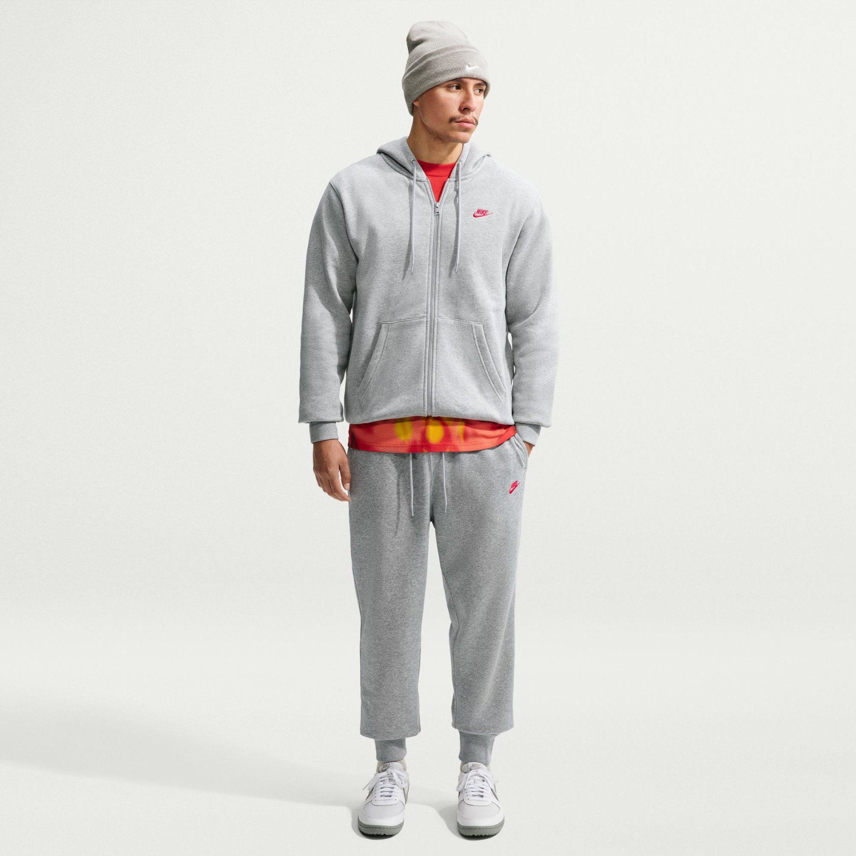 NIKE - Club Ft Jogger Erkek Gri Eşofman Altı