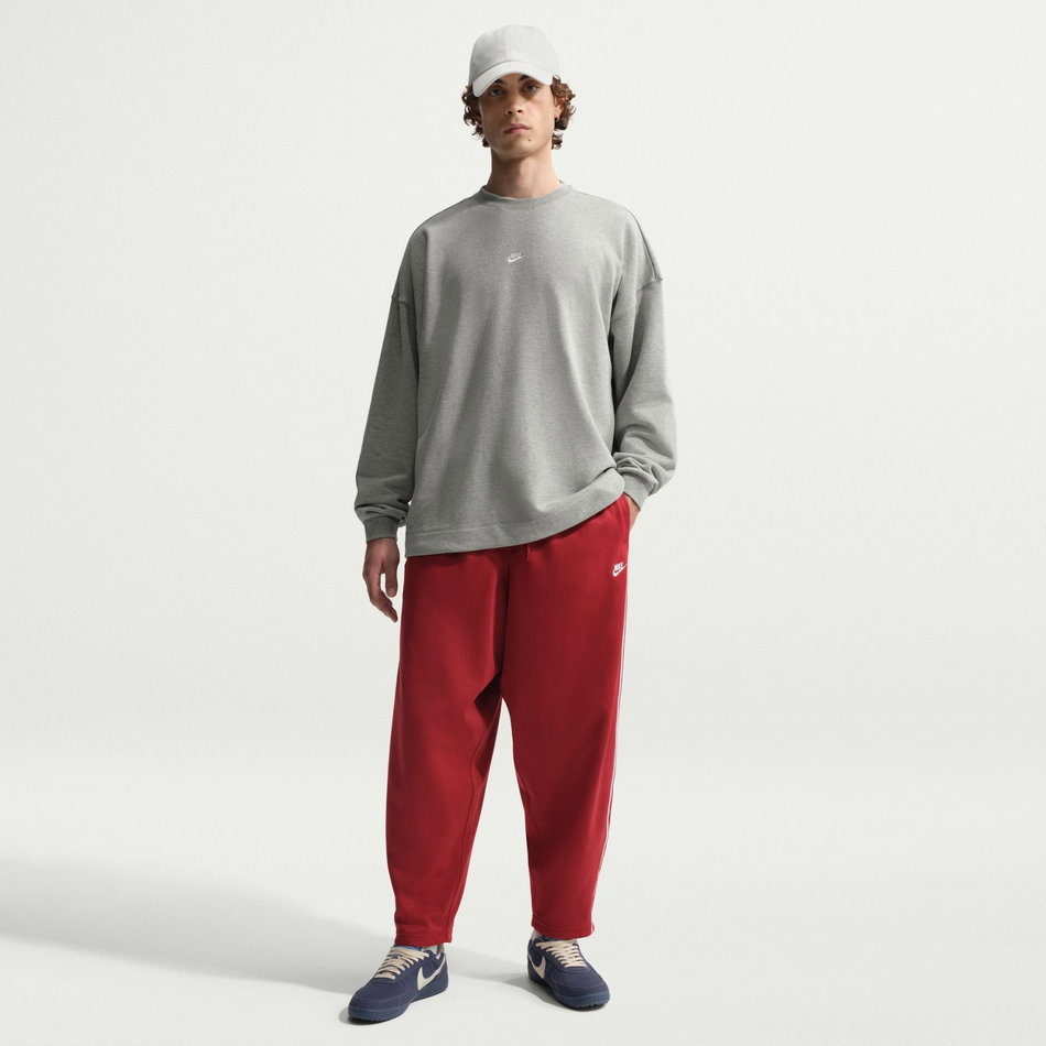 Club Ft Os Crew Erkek Gri Sweatshirt