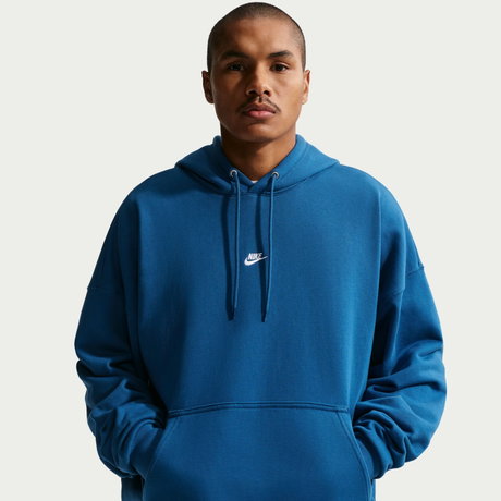 NIKE - Club Ft Os Po Hoodie Erkek Mavi Sweatshirt