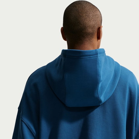 NIKE - Club Ft Os Po Hoodie Erkek Mavi Sweatshirt (1)