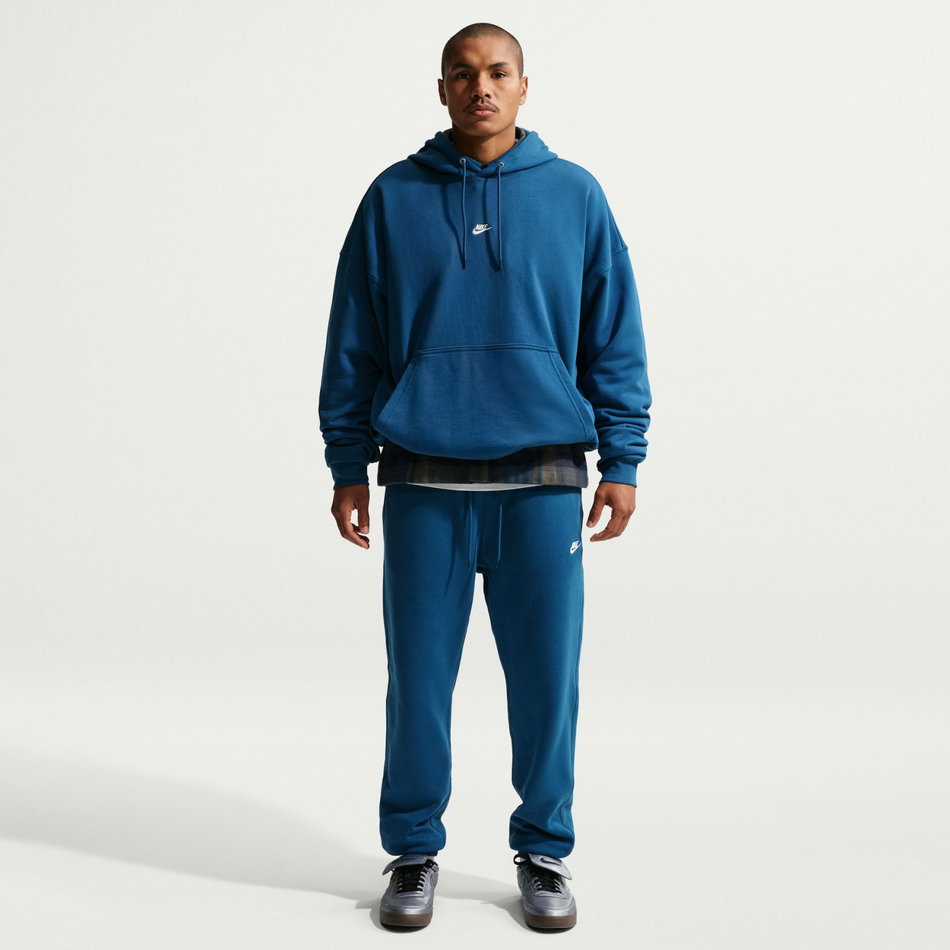 Club Ft Os Po Hoodie Erkek Mavi Sweatshirt