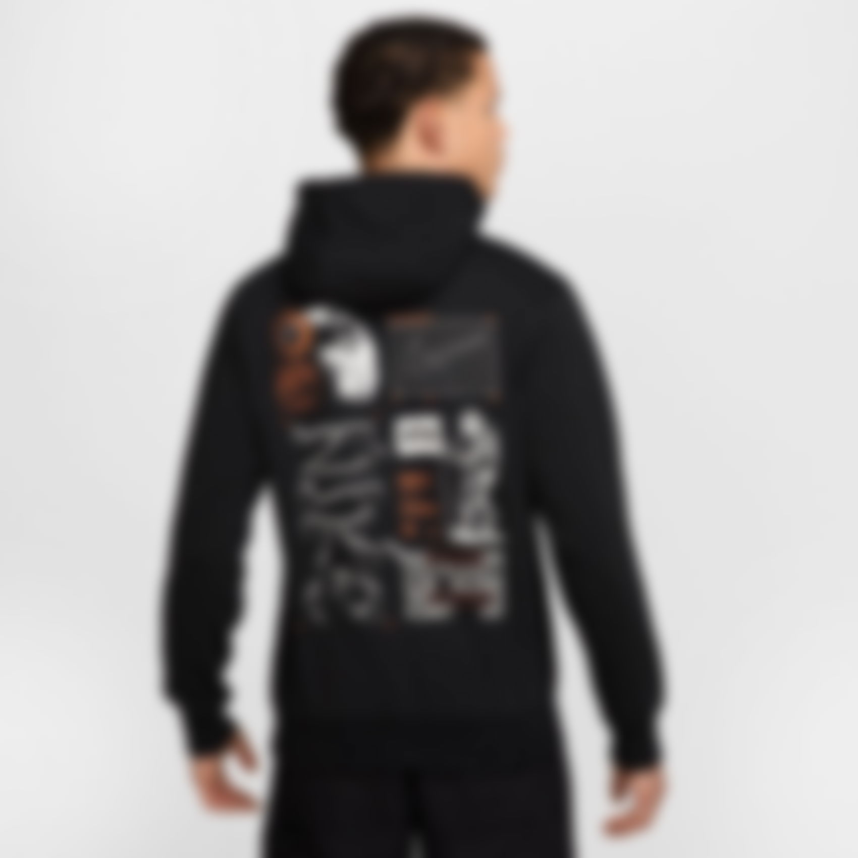 NIKE - Club FT Po Hoodie Moon GFX Erkek Sweatshirt