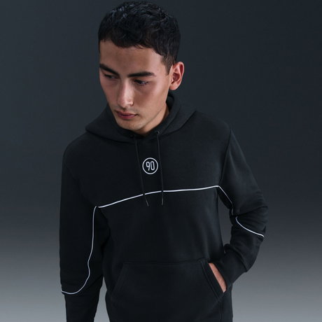 NIKE - Club Hoodie Total 90 Erkek Siyah Sweatshirt