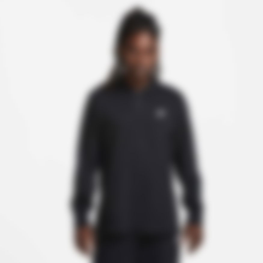 NIKE - Club Knit Long Sleeve Polo Erkek Sweatshirt