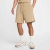 NIKE - Club Knit Short Erkek Kahverengi Şort (1)