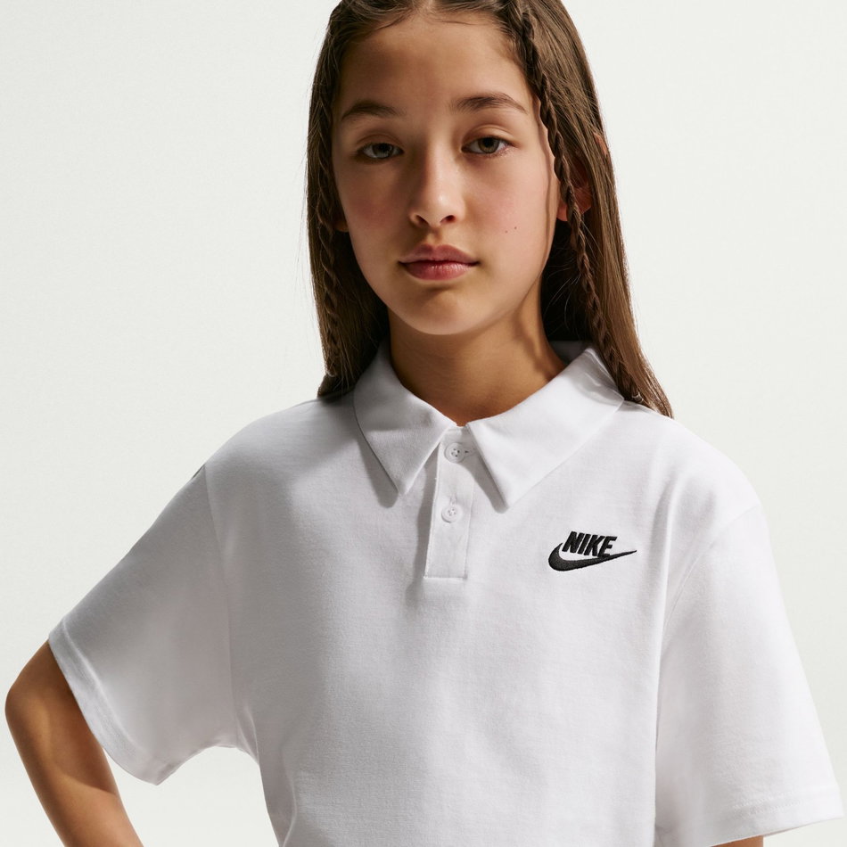 Club Knit Ss Polo Çocuk Beyaz Tişört