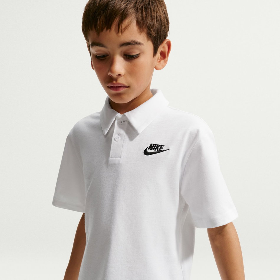 Club Knit Ss Polo Çocuk Beyaz Tişört