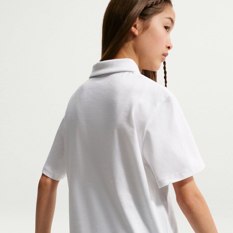 Club Knit Ss Polo Çocuk Beyaz Tişört