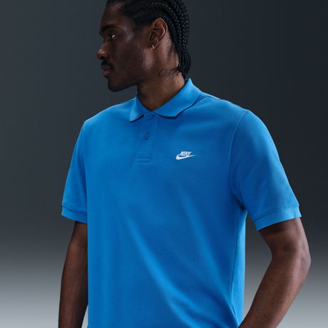 NIKE - Club SS Polo Pique Erkek Mavi Tişört