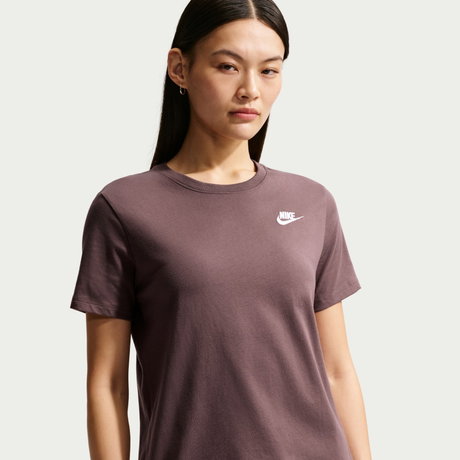 NIKE - Club Ss Tee Kadın Mor Tişört (1)