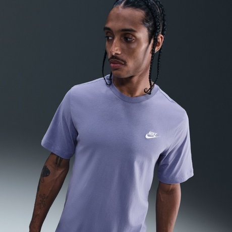 NIKE - Club Tee Erkek Mavi Tişört