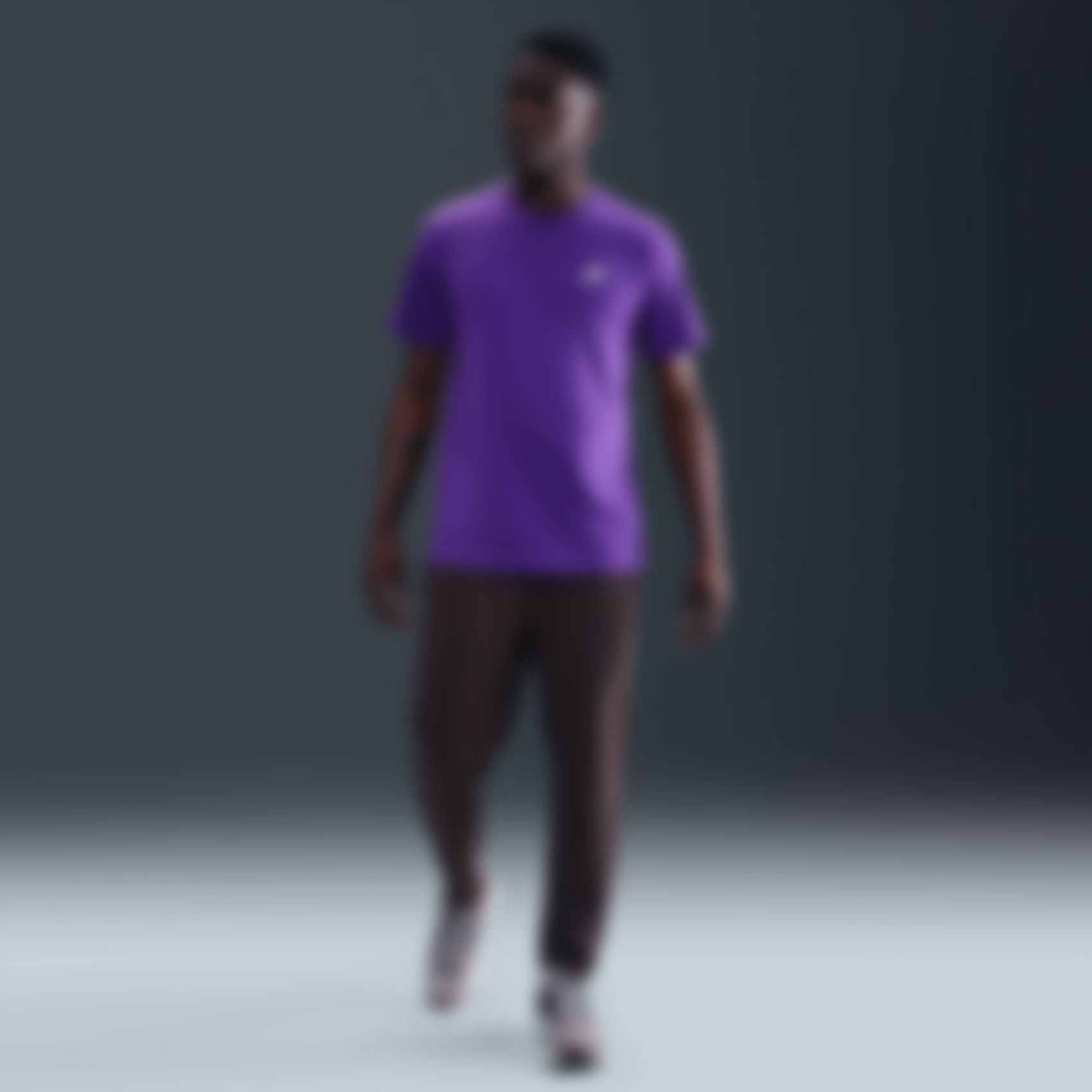 NIKE - Club Tee Erkek Mor Tişört