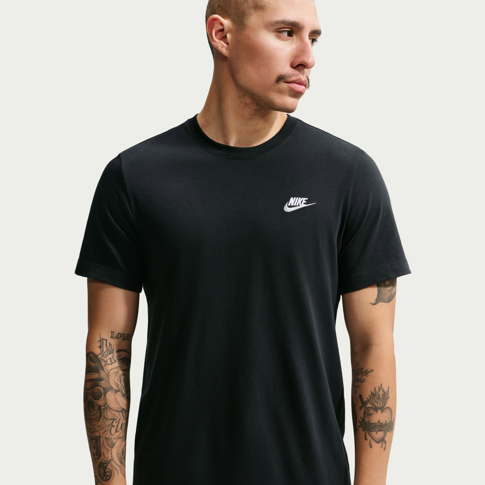 NIKE - Club Tee Erkek Siyah Tişört