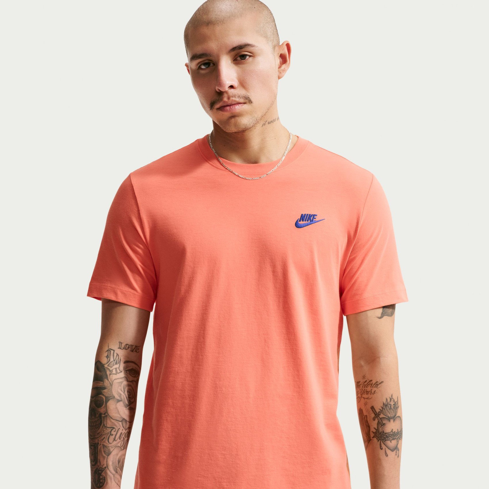 NIKE - Club Tee Erkek Turuncu Tişört