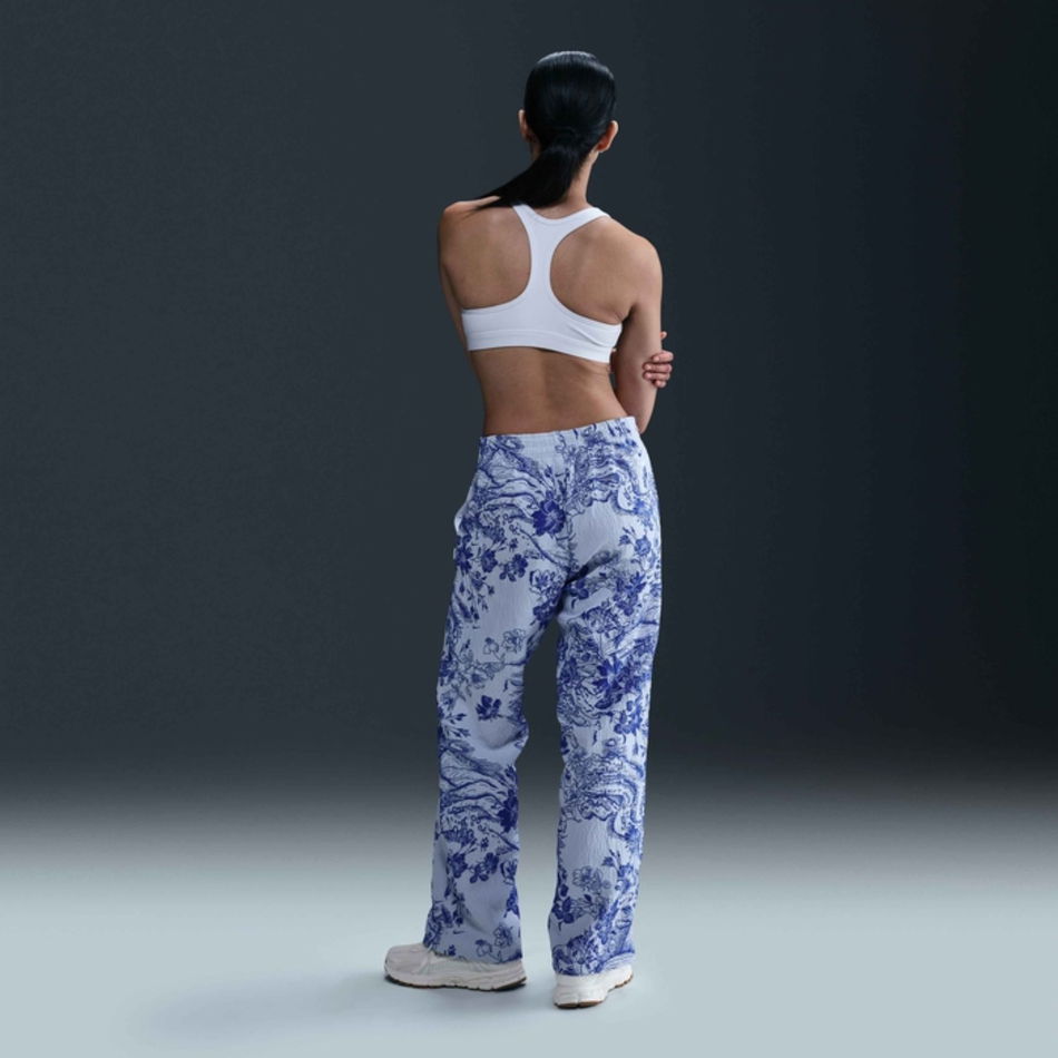 Collection Jacquard Track Pant Kadın Mavi Eşofman Altı